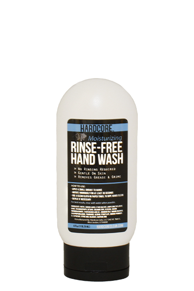 Rinse-Free Hand Wash 4 oz  rinse, free, hand, wash, soap, cleaner, hygiene, sanitizer, sanitize, clean, detergent, natural, water, based, no-rinse
