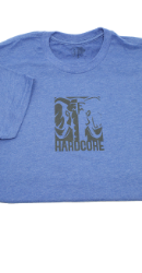 Hardcore T-Shirt, Blue & Gray shirt, elephant, hardcore, tshirt, t-shirt, gray, blue, cotton, polyester
