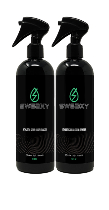 Sweaxy Odor Eliminator Set laundry, detergent, safe, workout clothes, odor remover, odor eliminator, exercise gear, sweat removal, clean,